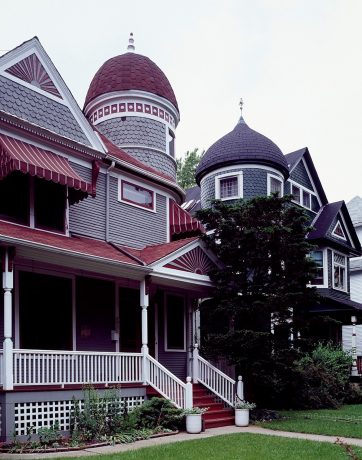 Hyde Park, Chigaco, home after restoration